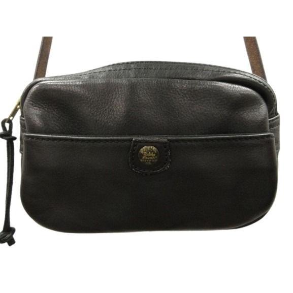 未使用RRL ブラックステッチレザーショルダーポーチ ビンテージ加工 未使用RRL ブラックステッチレザーショルダーポーチ ビンテージ加工