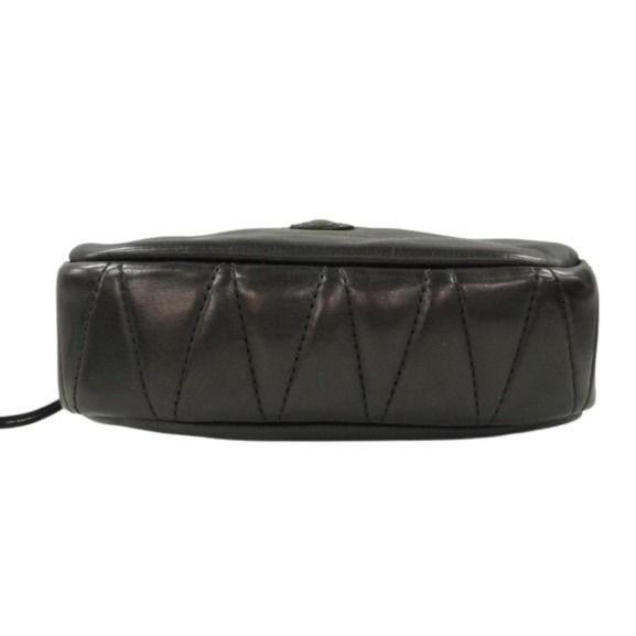 ダブルアールエル RRL ショルダー バッグ ステッチ 加工 ブラック 黒