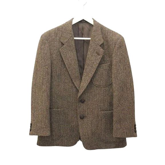 ダックス DAKS × ハリスツイード Harris Tweed ツイード テーラード