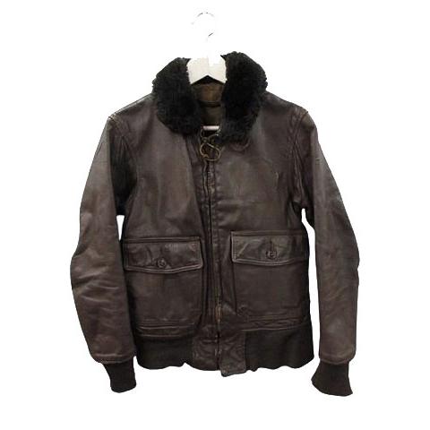 ヴィンテージ VINTAGE 70s US NAVY G-1 フライトジャケット レザー