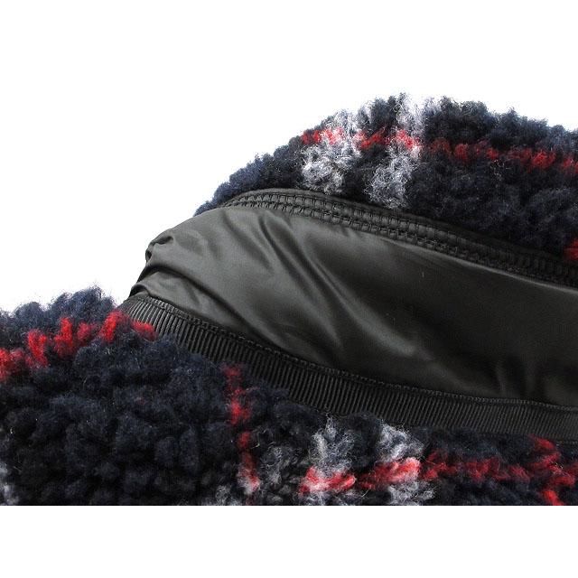 BURBERRY（バーバリー） フリース ジャケット チェック M ネイビー 紺