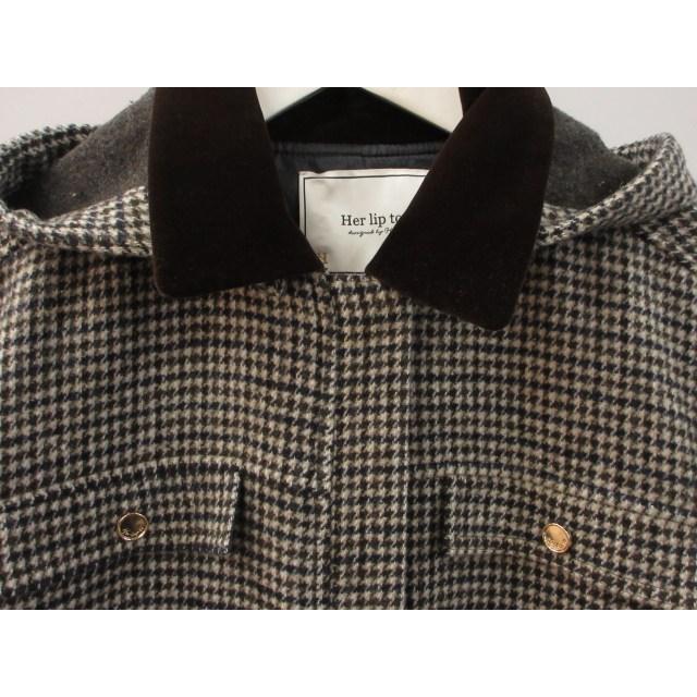 Her lip to ハーリップトゥ Her lip to Odeon Hooded Coat 2025AW