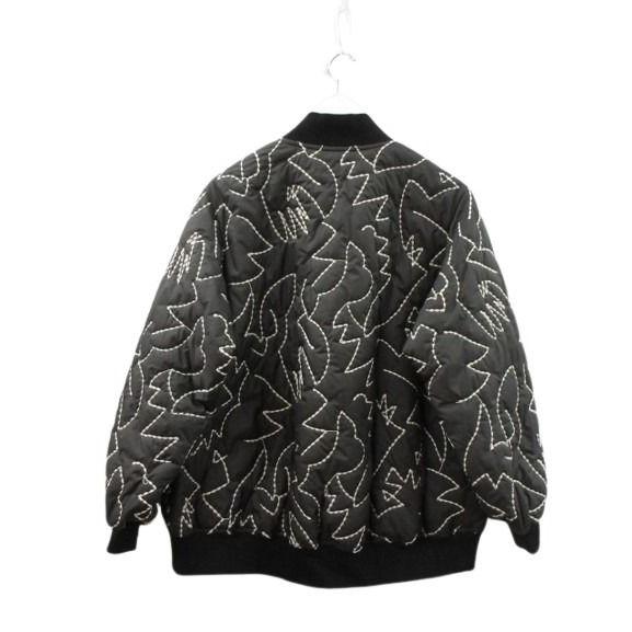 ジウ 慈雨 センソユニコ シェイクハンド ジャケット ブルゾン 40 黒