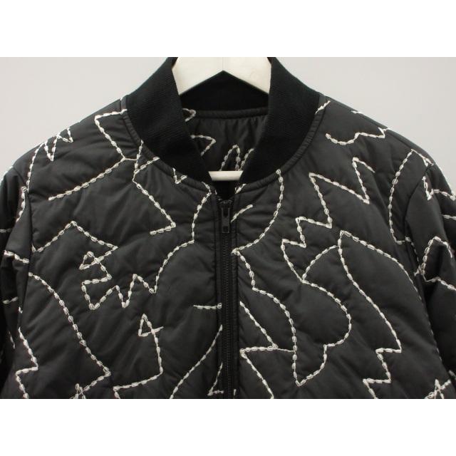 ジウ 慈雨 センソユニコ シェイクハンド ジャケット ブルゾン 40 黒