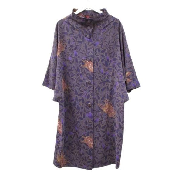 シセンドウ 詩仙堂 HITOSHI TAMURA ちりめん 縮緬 ワンピース 総柄