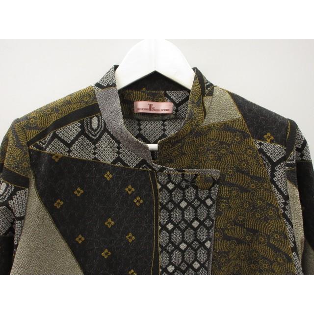 美品】詩仙堂　ヒトシタムラ　日本製　シセンドウ　上着　羽織り　アンサンブル 美品】詩仙堂 ヒトシタムラ 日本製 シセンドウ 上着 羽織り アンサンブル