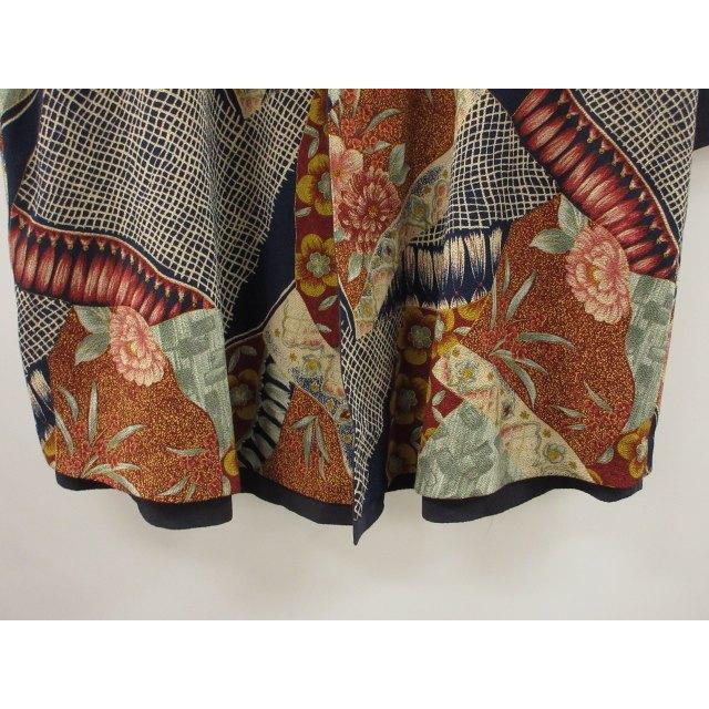 シセンドウ 詩仙堂 HITOSHI TAMURA ちりめん 縮緬 リバーシブル コート