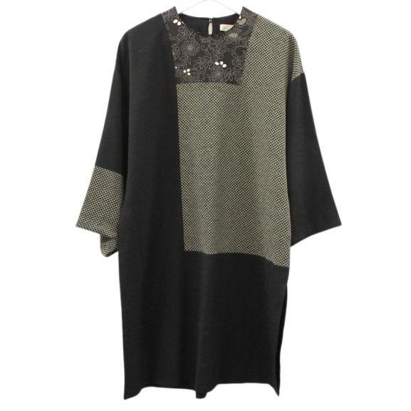 詩仙堂 チュニック シセンドウ 詩仙堂 HITOSHI TAMURA ちりめん 縮緬 チュニック ブラウス