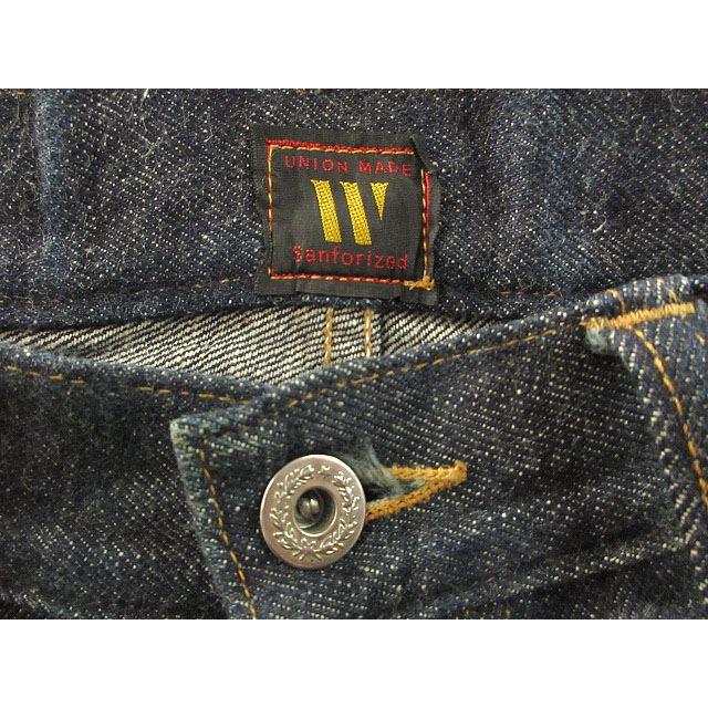ウエアハウス WAREHOUSE セルビッチ デニムパンツ 大戦モデル 革パッチ
