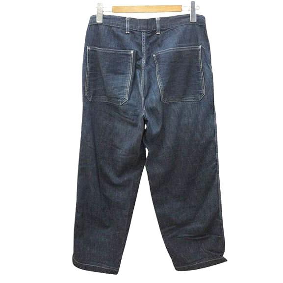 BONCOURA ボンクラ ワイド デニムパンツ 30 インディゴブルー ジーンズ 