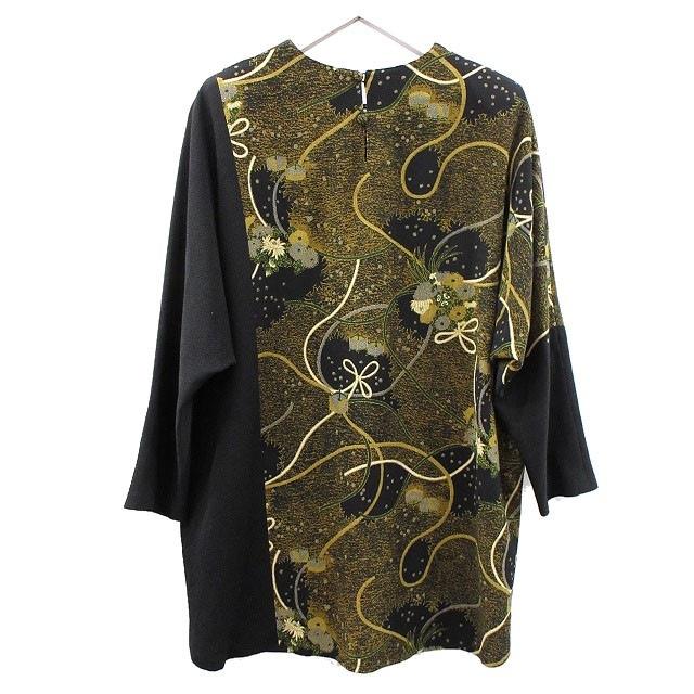 シセンドウ 詩仙堂 HITOSHI TAMURA ちりめん 縮緬 チュニック ブラウス