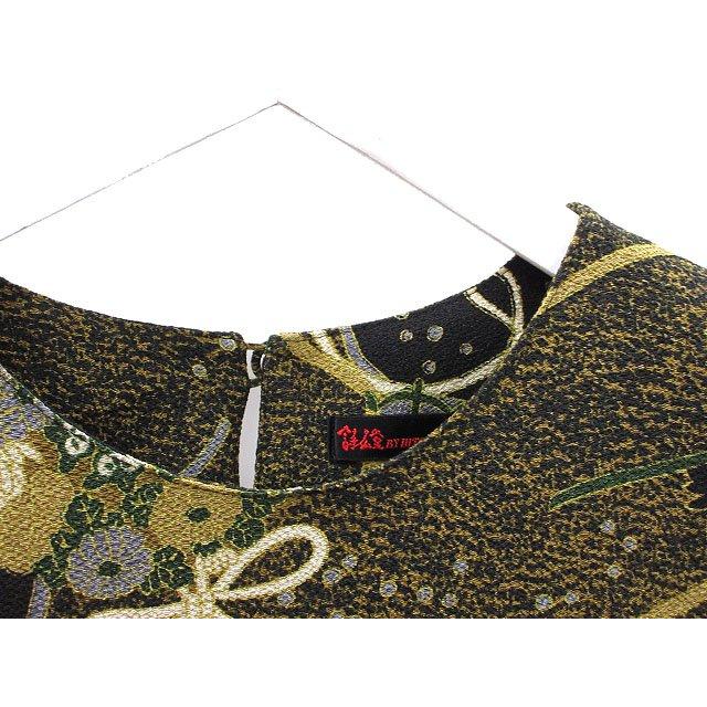 シセンドウ 詩仙堂 HITOSHI TAMURA ちりめん 縮緬 チュニック ブラウス