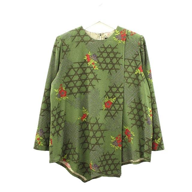 シセンドウ 詩仙堂 HITOSHI TAMURA ちりめん 縮緬 チュニック ブラウス
