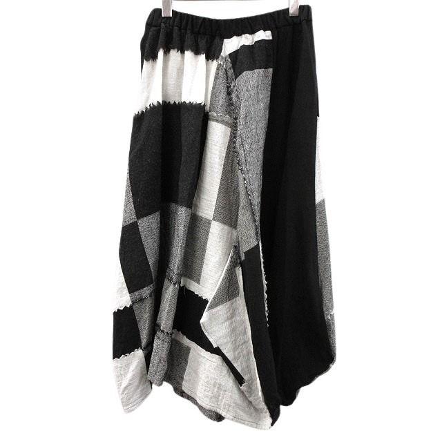萌 MOYURU ウール 変形 スカート センソユニコ 黒 2026年最新】萌 ／ MOYURU ロングスカートの人気アイテム - メルカリ