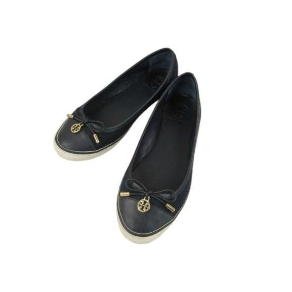 トリーバーチ キルティングレザー バレエシューズ バレリーナ おまけ付　22.5 トリーバーチ キルティングレザー バレエシューズ バレリーナ おまけ付