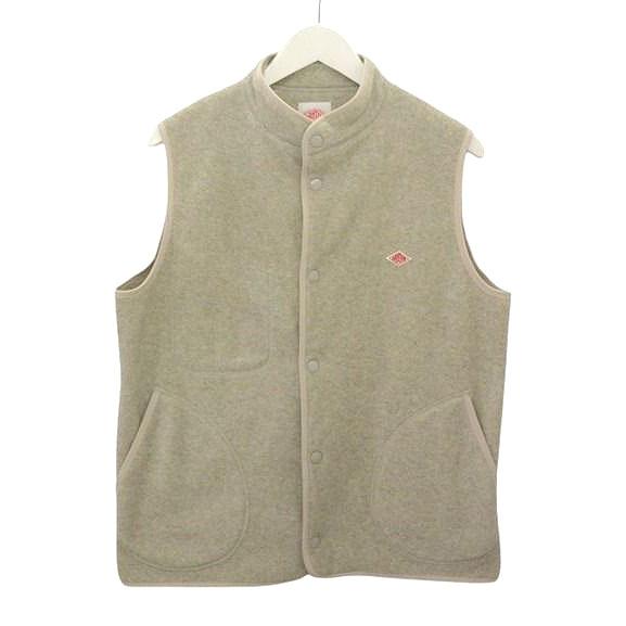 ダントン DANTON フリースベスト JD-8997 40 アイボリー系 トップス