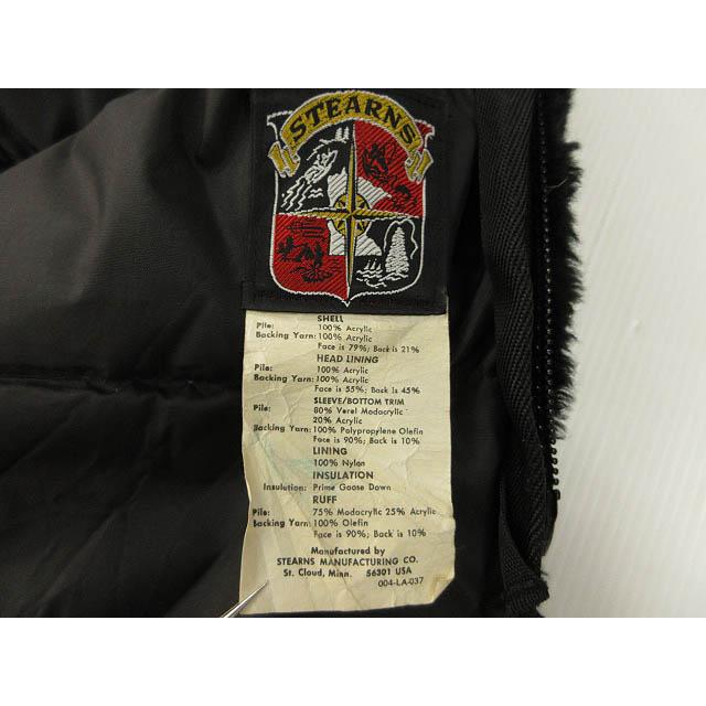 ヴィンテージ VINTAGE 70s STEARNS エスキモー パーカー ブラック S