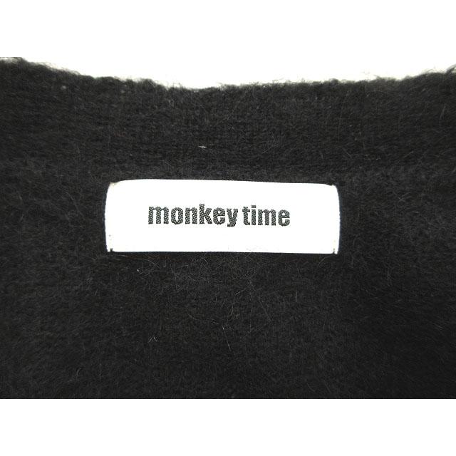 モンキータイム MONKEY TIME アローズ メタリカ モヘアカーディガン 