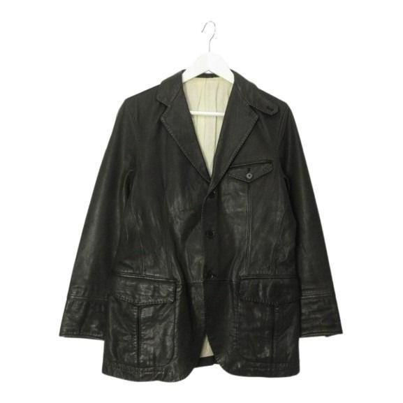 メールアンドコー MALE&Co. レザー ジャケット S ブラック 黒 山羊革 