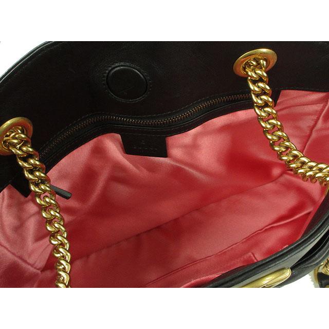 GUCCI（グッチ） GUCCI GG マーモント チェーン ショルダーバッグ 