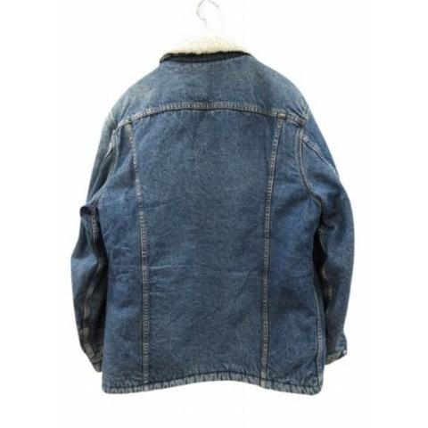 70s Levi's 70605 ボアジャケット　シェルパ　デニム　44 Levi's（リーバイス） Levi's 80s 70605 デニムボアジャケット