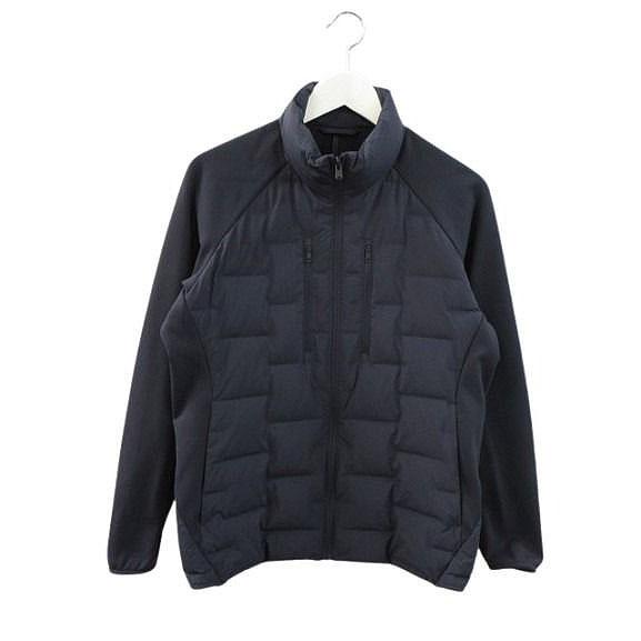 【新品未使用】ユニクロ コンビネーションパフテックジャケット M ネイビー ユニクロ（UNIQLO） コンビネーションパフテックジャケット 311-481352
