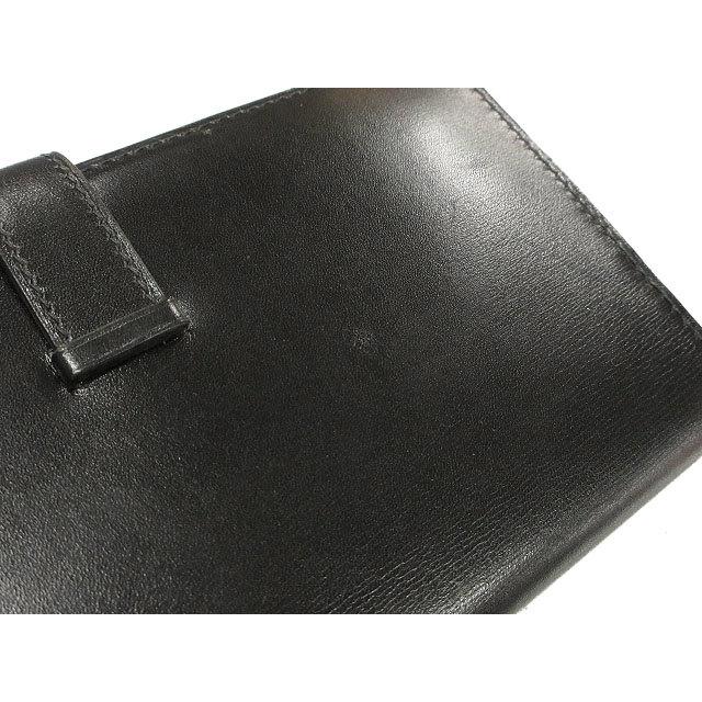 HERMES（エルメス） クラシック ベアン 長財布 ブラック 黒 ゴールド