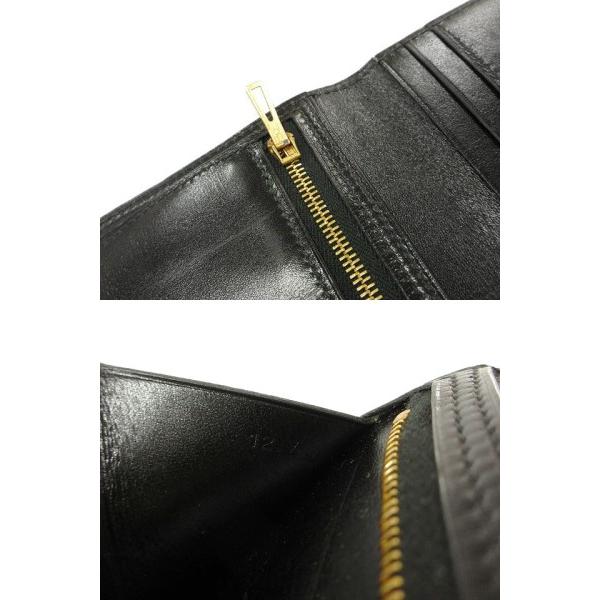 HERMES（エルメス） クラシック ベアン 長財布 ブラック 黒 ゴールド