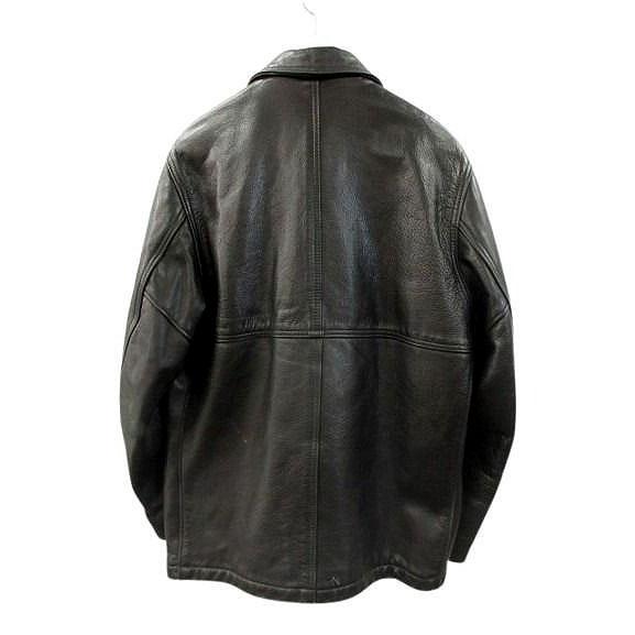 美品 SCHOTT 牛革 カーコート ブラック 38サイズ レザージャケット ショット SCHOTT レザー カーコート レザーコート 38 黒 ブラック