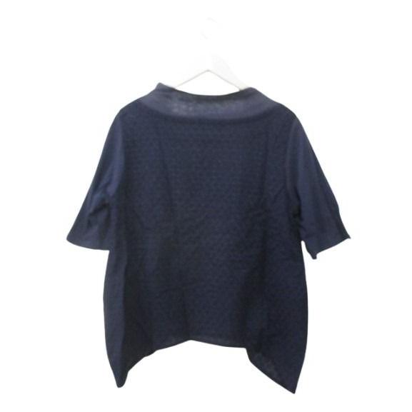 トップス 美品 慈雨 ジウ センソユニコ ノースリーブ ボーダー