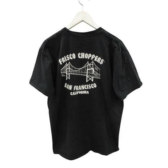 00s フリスコチョッパーズ FRISCO CHOPPERS Tシャツ スカルプリント