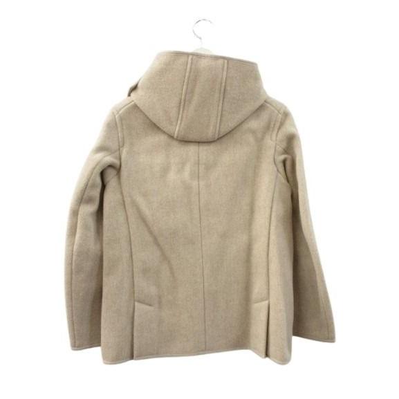美品DANTONフード付きウールジャケット ベージュ　ウールモッサ 36 ダントン DANTON ウールモッサ シングルフードジャケット 36 RAW BEIGE