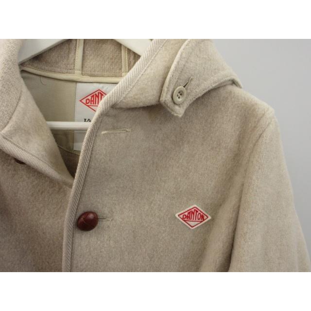 ダントン DANTON ウールモッサ シングルフードジャケット 36 RAW BEIGE