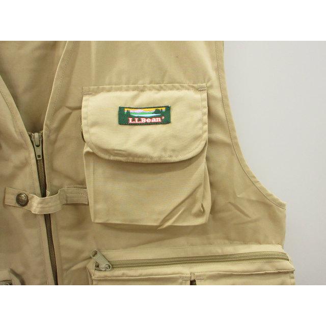 エルエルビーン L.L.BEAN 90s フィッシングベスト H428 ベージュ L
