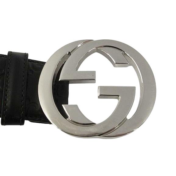 GUCCI（グッチ） インターロッキングG バックル付き ベルト 411924 GG