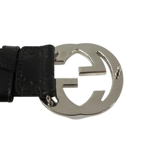 GUCCI（グッチ） インターロッキングG バックル付き ベルト 411924 GG