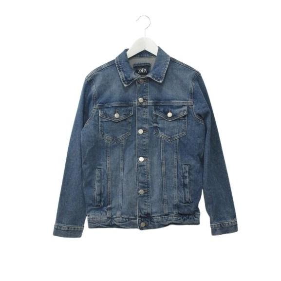 ZARA（ザラ） デニム ジャケット S トラッカー ブルゾン インディゴ 