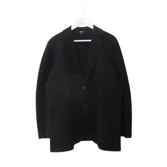 ユニクロ（UNIQLO） テーラードジャケット XL ウール混 ブラック 黒