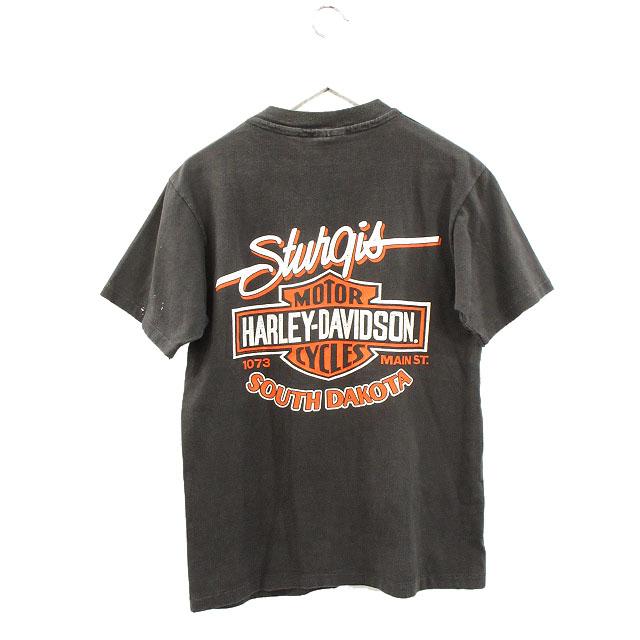 ハーレーダビッドソン HARLEY DAVIDSON 90s プリントTシャツ STURGIS 