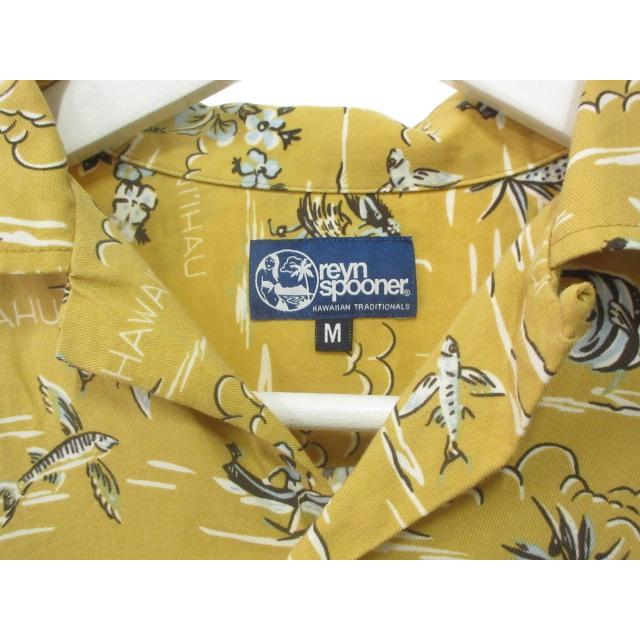 レインスプーナー reyn spooner アロハシャツ 半袖 ボタンシャツ M 総