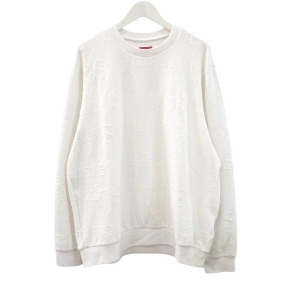 Supreme（シュプリーム） SUPREME Jacquard Logo Crewneck ジャガード