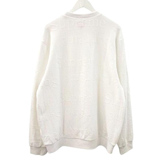 Supreme（シュプリーム） SUPREME Jacquard Logo Crewneck ジャガード