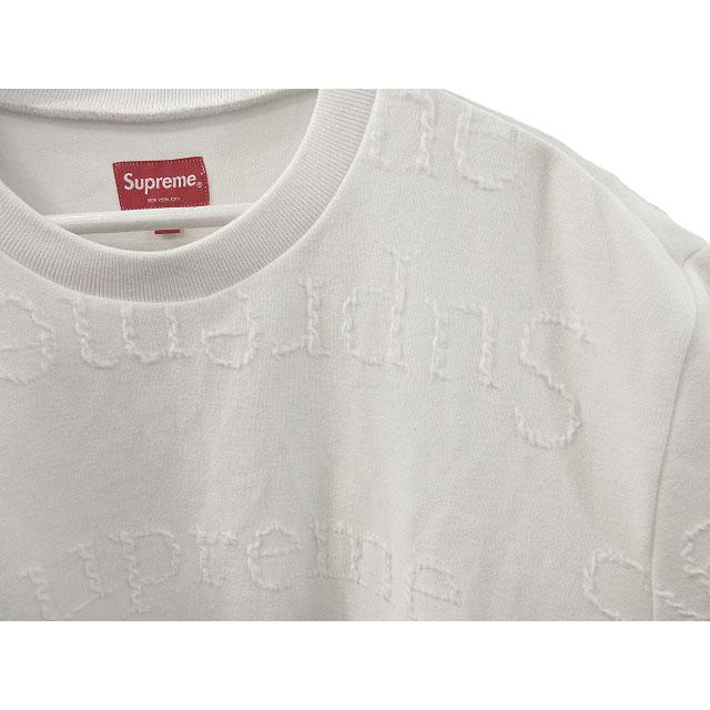 Supreme（シュプリーム） SUPREME Jacquard Logo Crewneck ジャガード