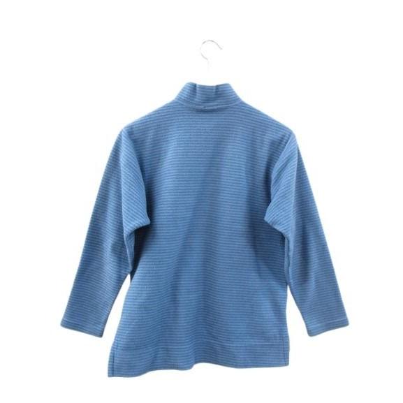 パタゴニア Patagonia USA製 フリース プルオーバー ボーダー ブルー