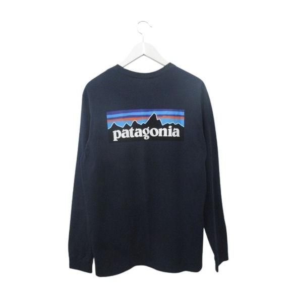 パタゴニア Patagonia Tシャツ 長袖 M ロンT カットソー プリント 