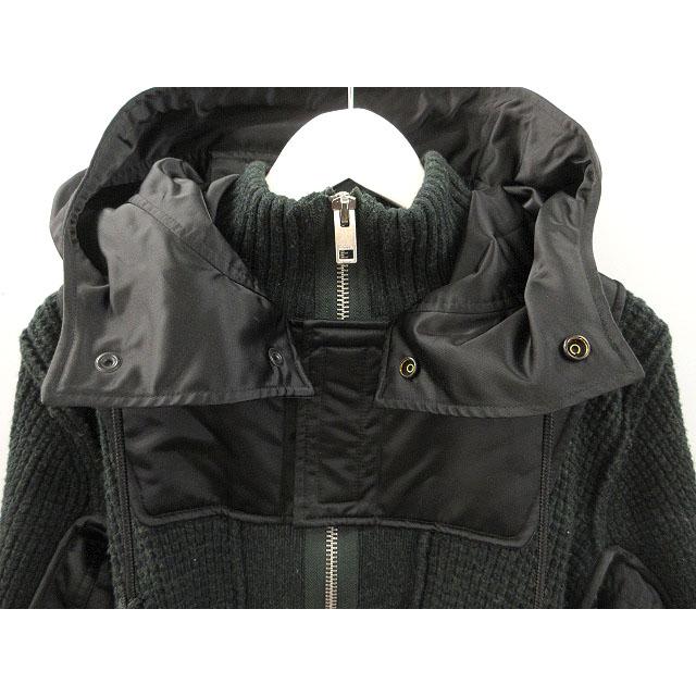 DIESEL（ディーゼル） ナイロン切替 異素材 ドッキング MA-1 S 