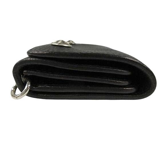 キャリー CALEE 25AW SILVER STAR CONCHO FLAP LEATHER HALF WALLET CL