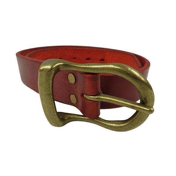 ビッグジョン ORIGINAL BELT 姫路 レザーベルト 1 レッド ビッグジョン Big John HIMEJI LEATHER ORIGINAL BELT 姫路 レザー