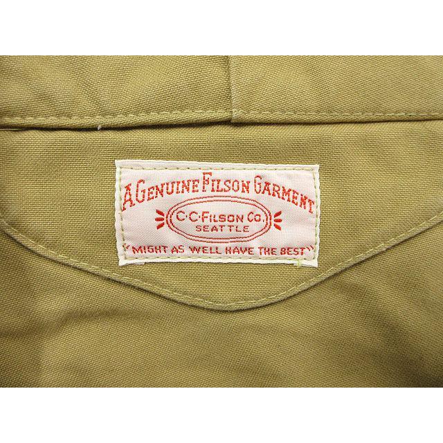 FILSON FSP2079 シングルティンパンツ (カーキ) 30インチ フィルソン FILSON SINGLE TIN PANTS FSP2079 シングル ティンパンツ