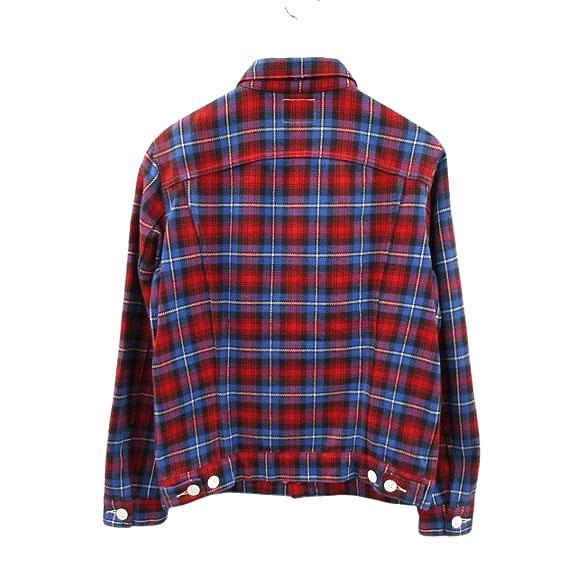 Levi's（リーバイス） ヘビーネル チェックシャツジャケット M レッド